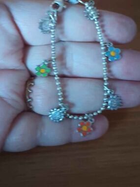 Silver  Sterling 925 Bracelet  Size 6
